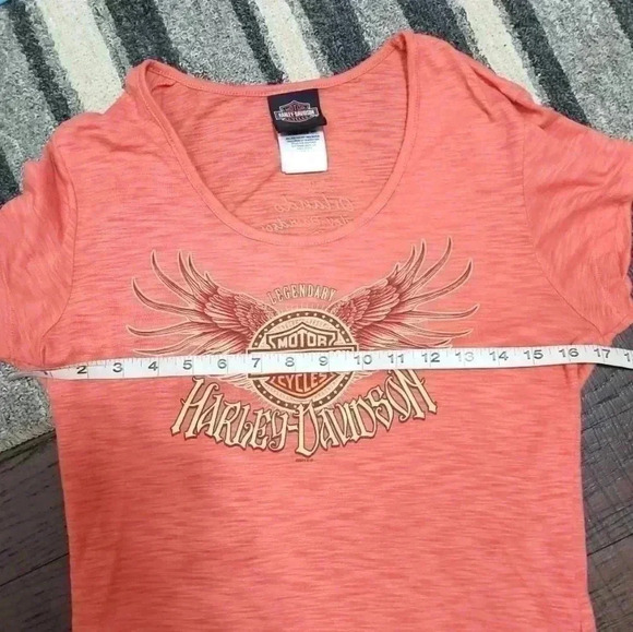 Harley Davidson tieup side womens tee. Size Medium - Picture 5 of 7